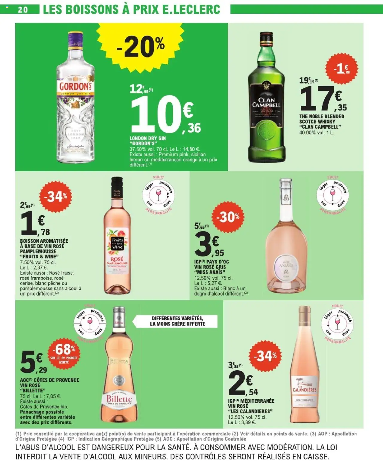  | Page: 20 | Produits: Orange, Base, Thé, Gin