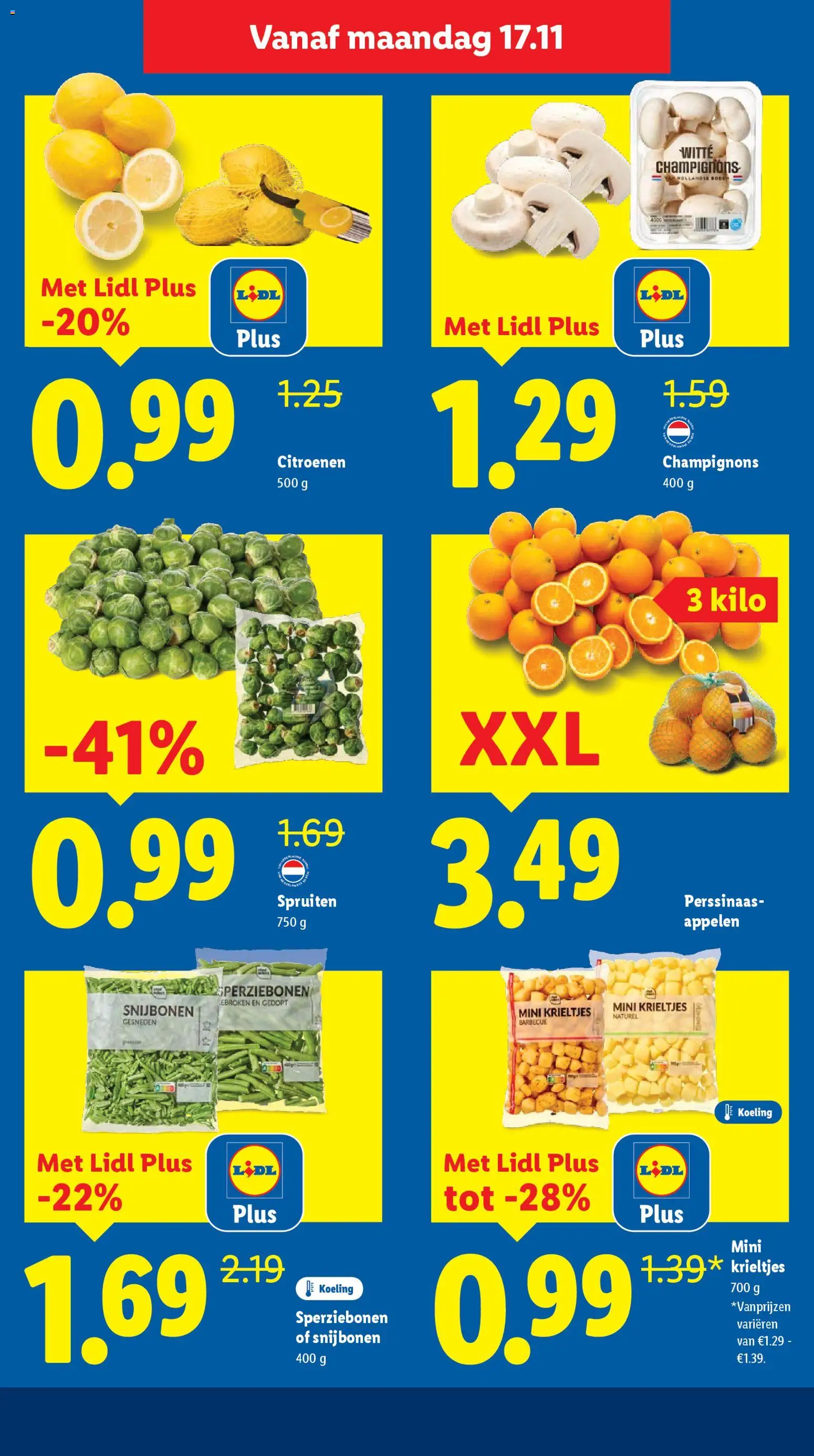 {H1} | Pagina: 7 | Producten: Krieltjes, Appelen