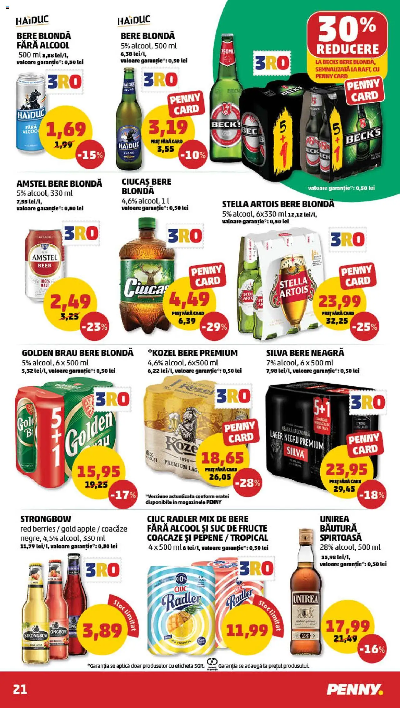 Catalog PENNY – valabil de la 13.08.2025 | Pagină: 21 | Produse: Atıştırmalık, Apple, Suc, Bere