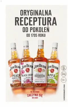 Pogląd oferty "JIM BEAM KENTUCKY STRAIGHT BOURBON, KENTUCKY STRAIGHT BOURBON FAMILY WHISKEY RECIPE, 700 ml alk. 40% obj." - ważna od 03.11.2025 | Strona: 36