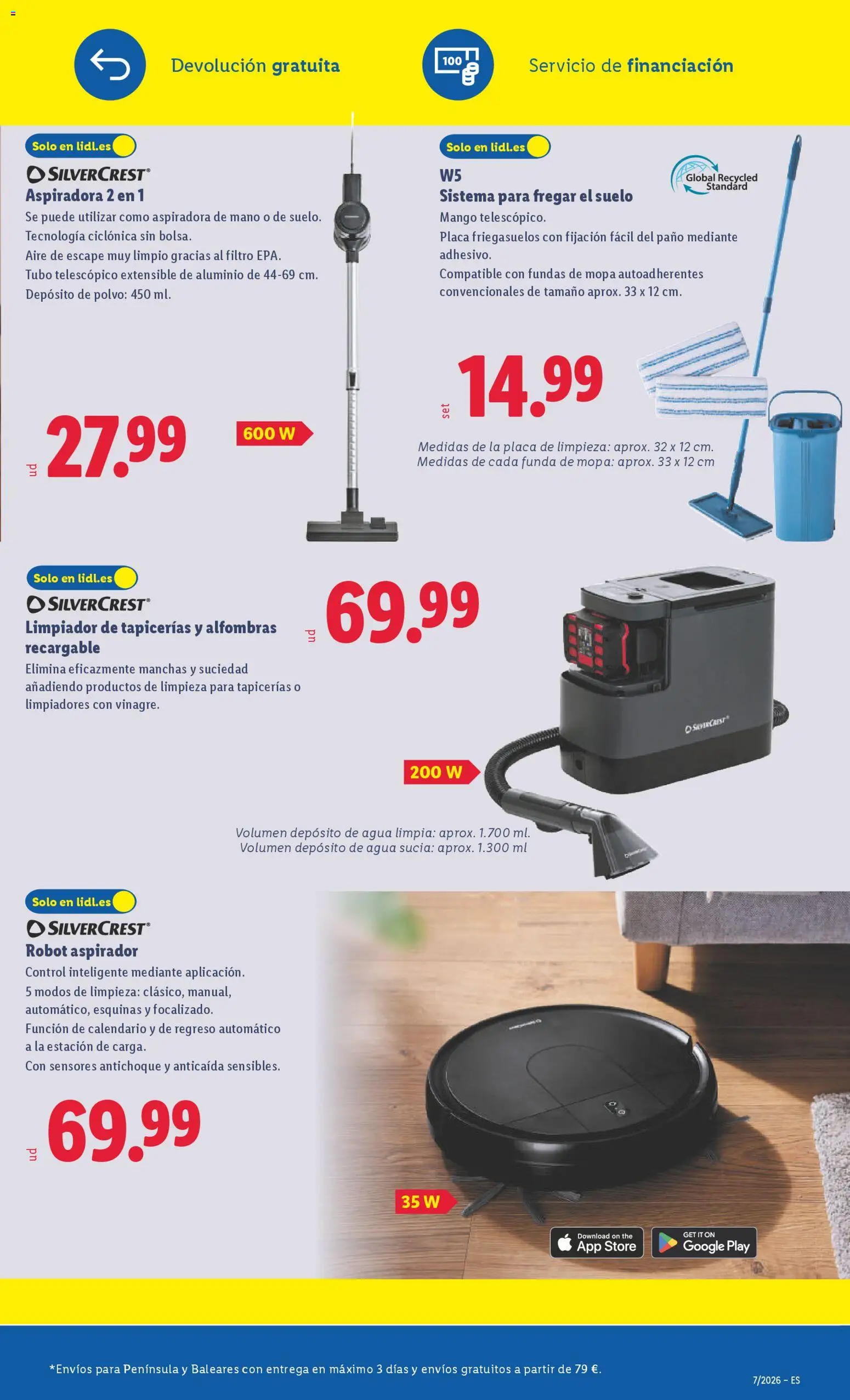 Lidl folleto de bazar │ válido desde el 09.02.2026 | Página: 5 | Productos: Polvo, Ρούτερ, Robot, Aspirador
