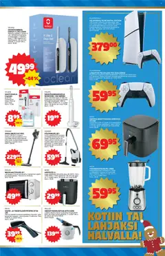 Tokmanni-mainoslehti voimassa 01.12.2025 alkaen | Sivu: 17 | Tuotteet: Mikroaaltouuni, Harja, Hengitysharjoituslaite, Playstation