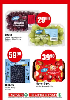 Forhåndsvisning av Druer, Cevita, stenfrie, røde/ Autumn Crisp, 500 g gyldig fra 15.12.2025 | Side: 4