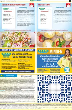Mix Markt Prospekt – gültig ab 15.09.2025 | Seite: 4 | Produkte: Mehl, Milch, Dill, Fleisch