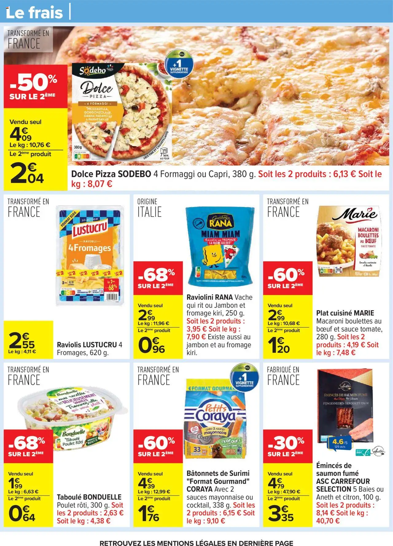{H1} | Page: 18 | Produits: Parmesan, Fromage, Pizza, Saumon