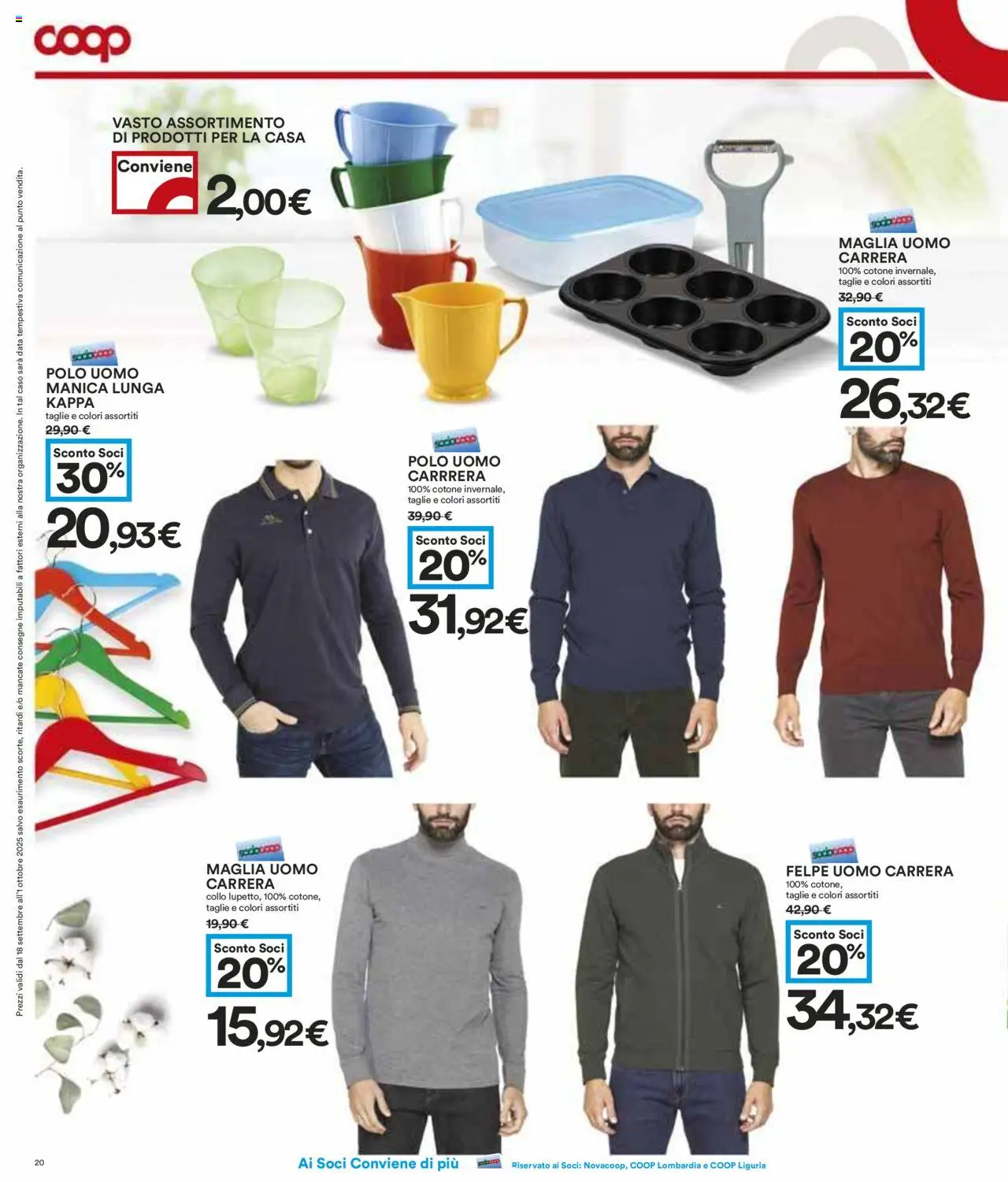Volantino COOP del 18.09.2025 | Pagina: 20 | Prodotti: Data, Polo