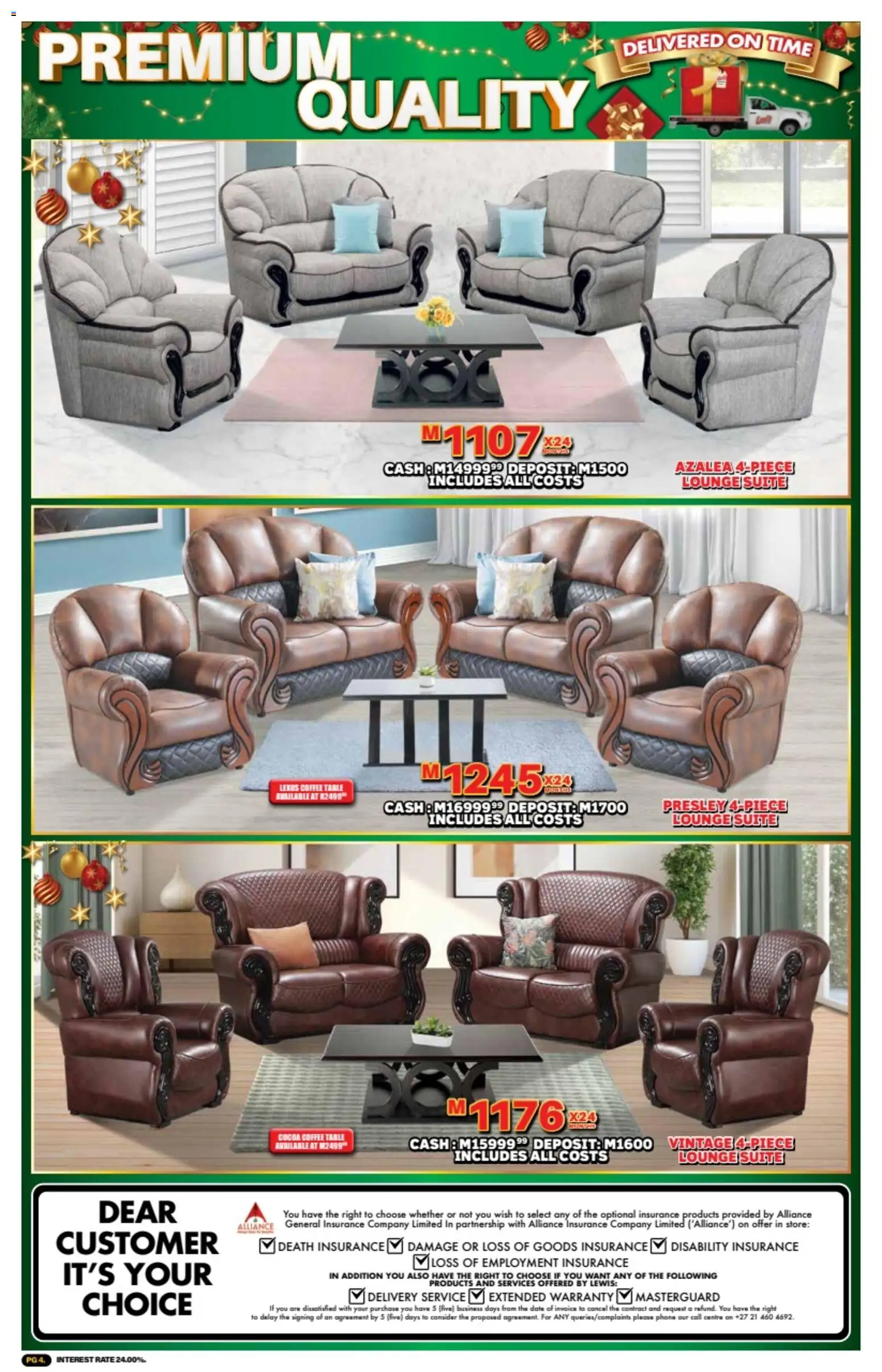 New Lewis Stores catalogue – valid from 10.11.2025 | Page: 4 | Products: Phone, Coffee table, Table, Coffee