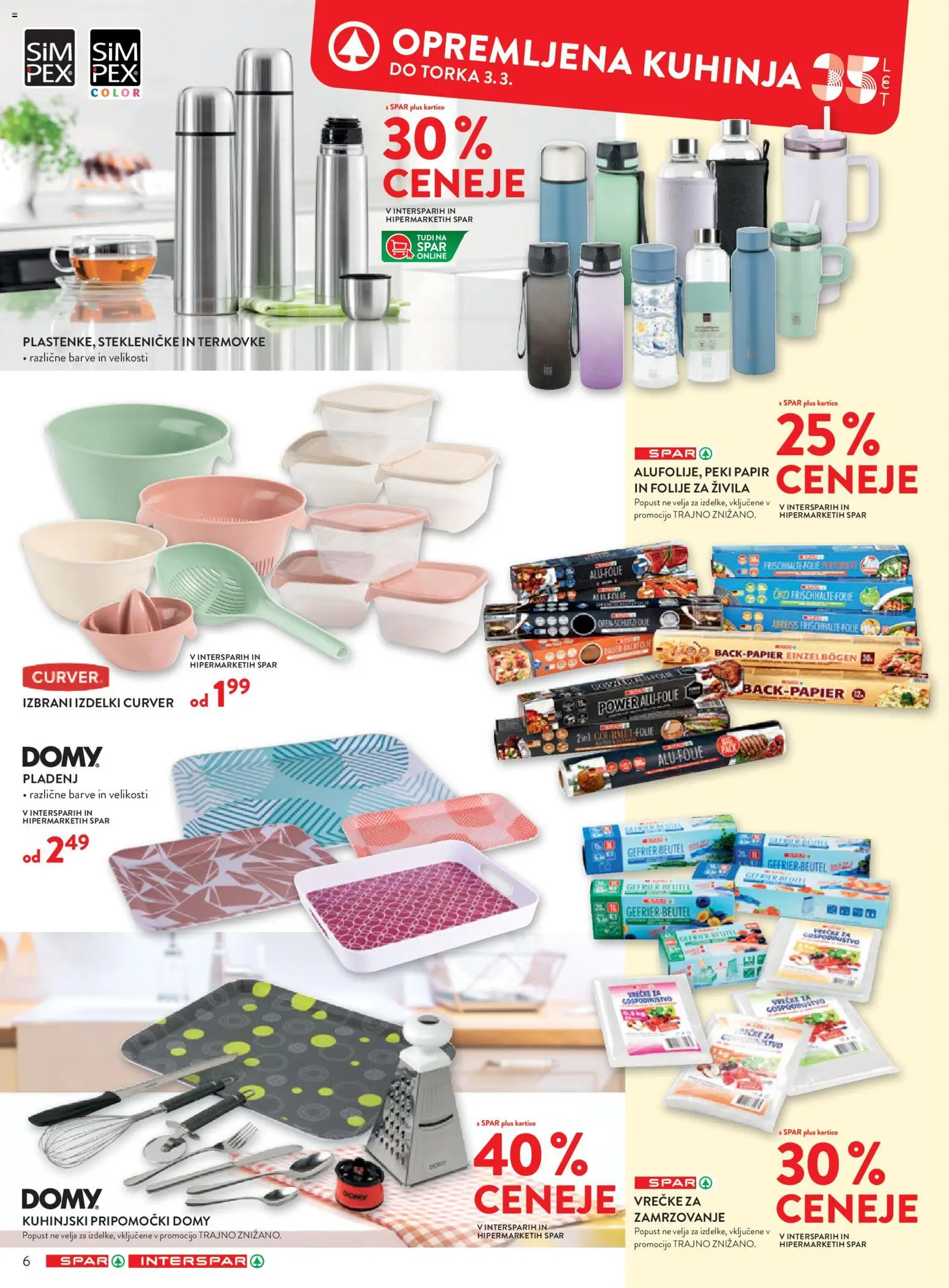 Novi Spar katalog ponudbe – veljaven od 18.02.2026 | Stran: 6 | Izdelki: Kuhinja