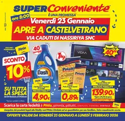 Anteprima del volantino SuperConveniente Castelvetrano catalogo valido a partire dal 23.01.2026