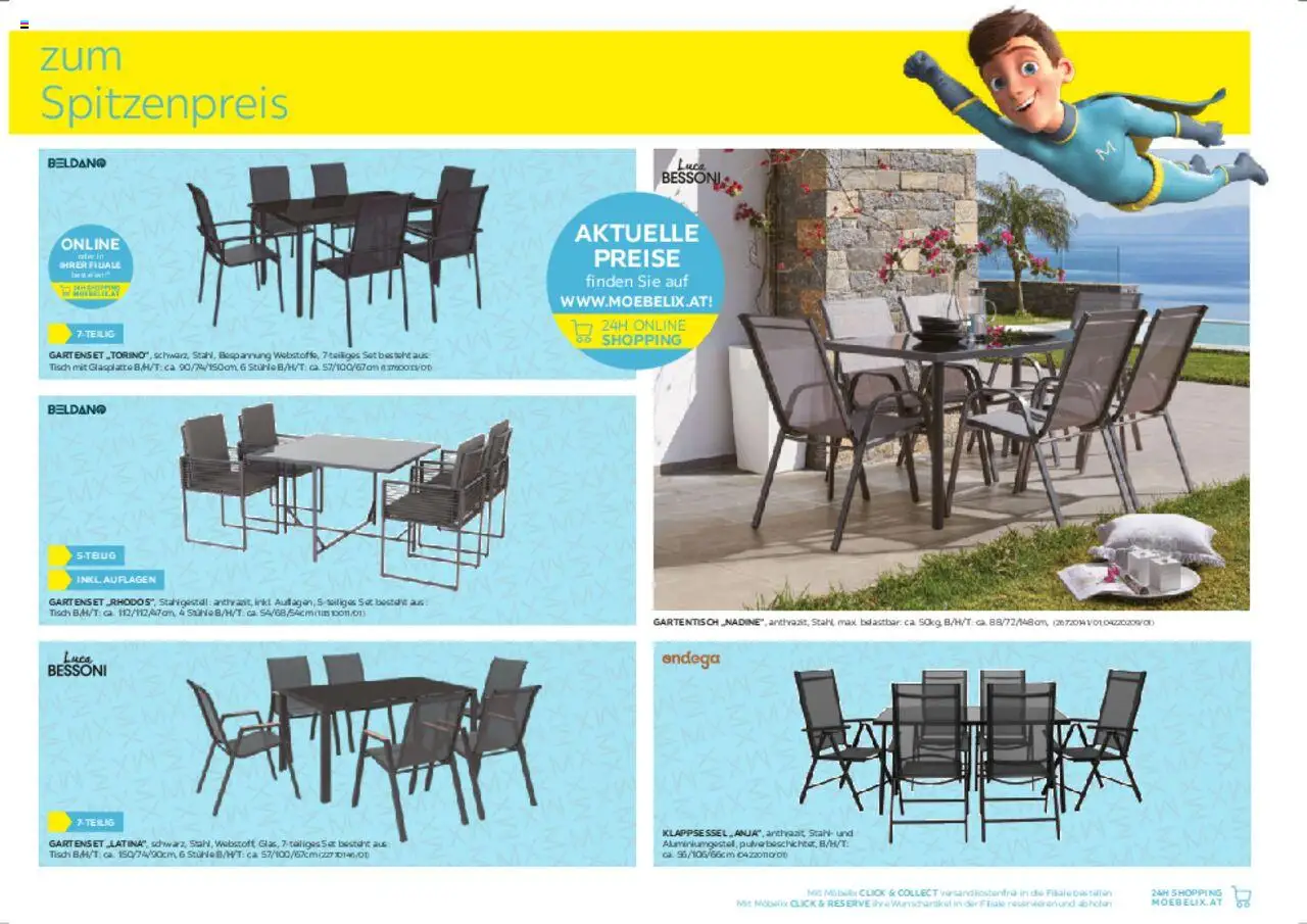 Möbelix Gartenmöbelprospekt gültig ab 10.03.2025 | Seite: 21 | Produkte: Tisch