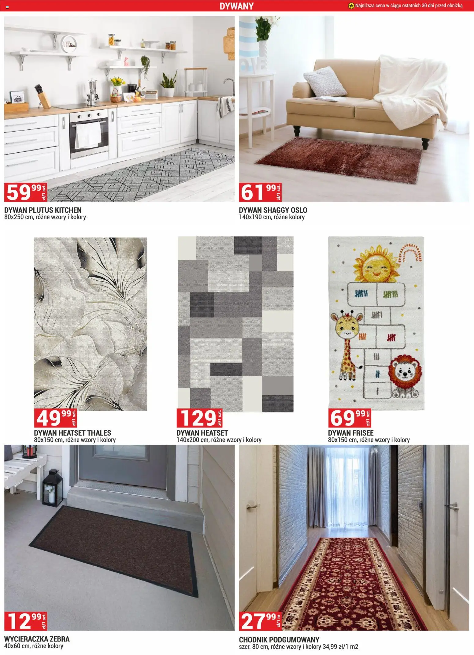 Merkury Market gazetka od 01.03.2026 | Strona: 45 | Produkty: Dywan shaggy, Dywan, Wycieraczka, Dywany