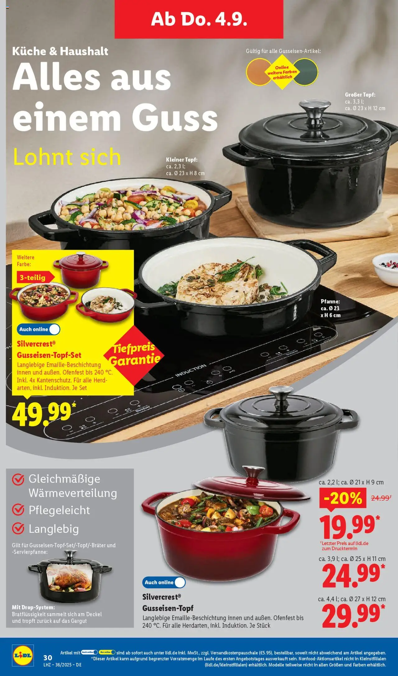 Lidl Prospekt Lüchow	 - gültig ab dem 01.09.2025 | Seite: 44 | Produkte: Herd, Küche