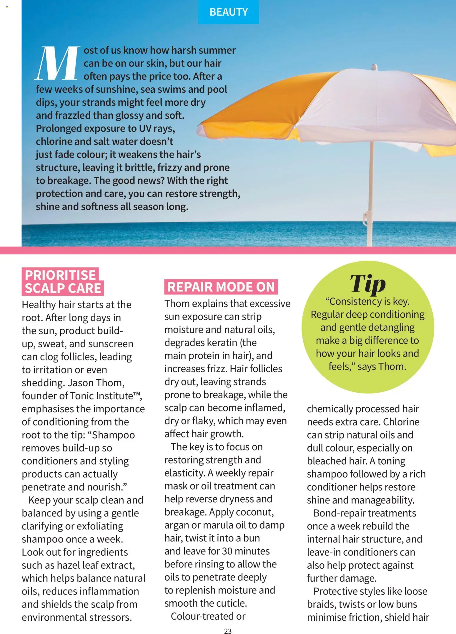 New Clicks catalogue – valid from 01.02.2026 | Page: 23 | Products: Tonic, Sunscreen, Water, Salt