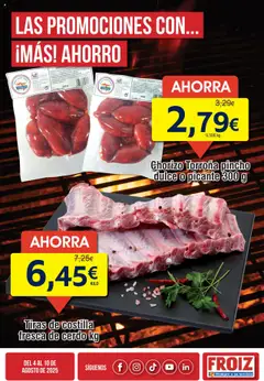 Vista previa Froiz Oferta semanal válido desde el 04.08.2025
