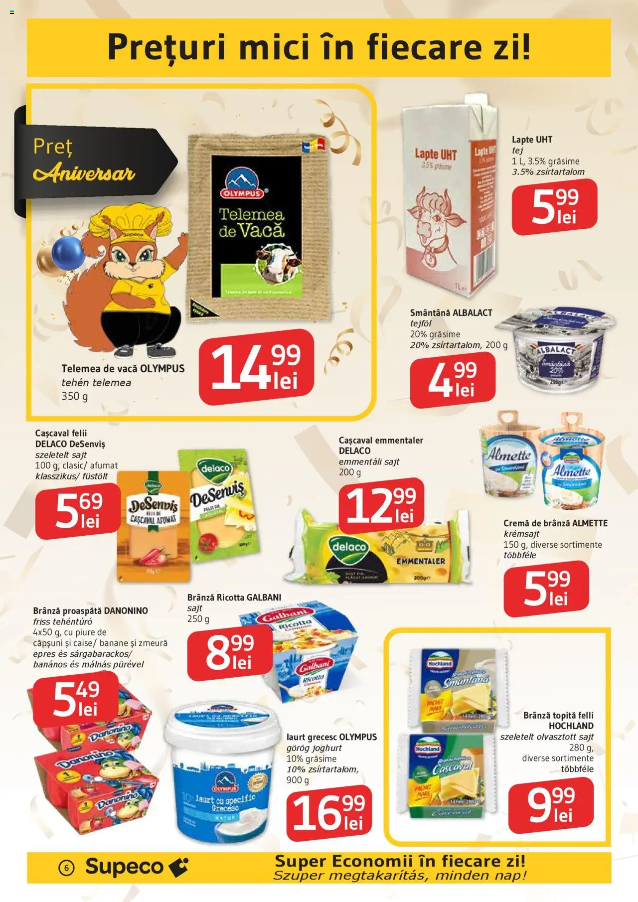 Catalog Supeco Bilingv – valabil de la 04.09.2025 | Pagină: 6 | Produse: Zmeură, Light Kedi Konservesi, Cremă, Căpșuni