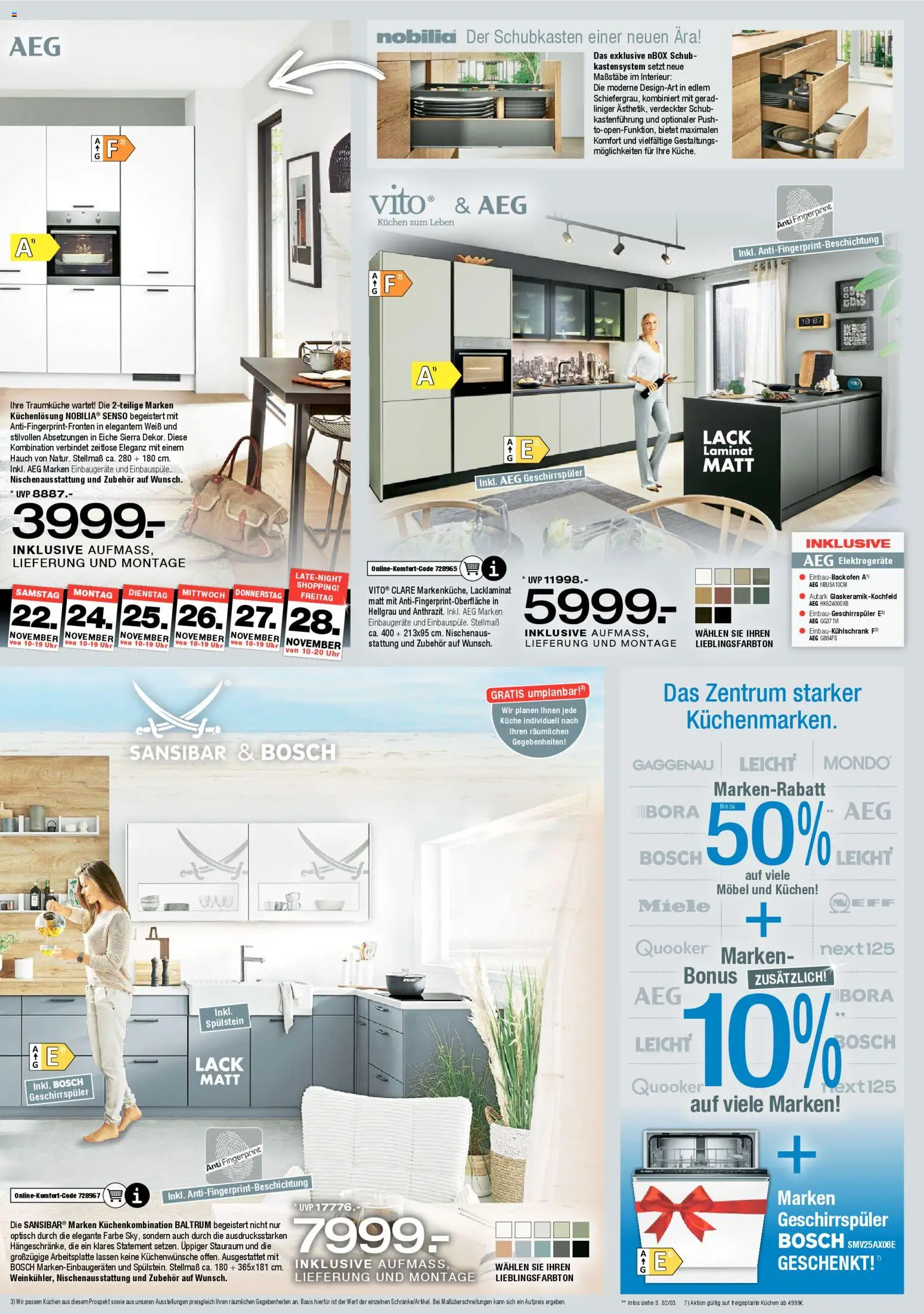 Ostermann - Black Friday – gültig ab 22.11.2025 | Seite: 11 | Produkte: Miele, Geschirrspüler, Küche, Uhr