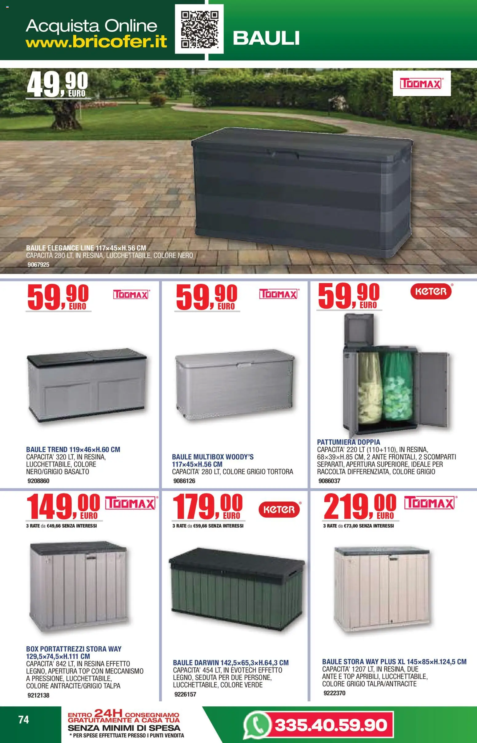 Volantino Self del 14.04.2026 | Pagina: 74 | Prodotti: Top, Baule, Pattumiera