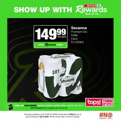 Tops at Spar specials catalogue – valid from 09.03.2026 | Page: 14 | Products: Cider