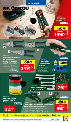 Lidl leták od 28.07.2025 | Strana: 30 | Produkty: Parkside, Nůžky, Krimpovací kleště