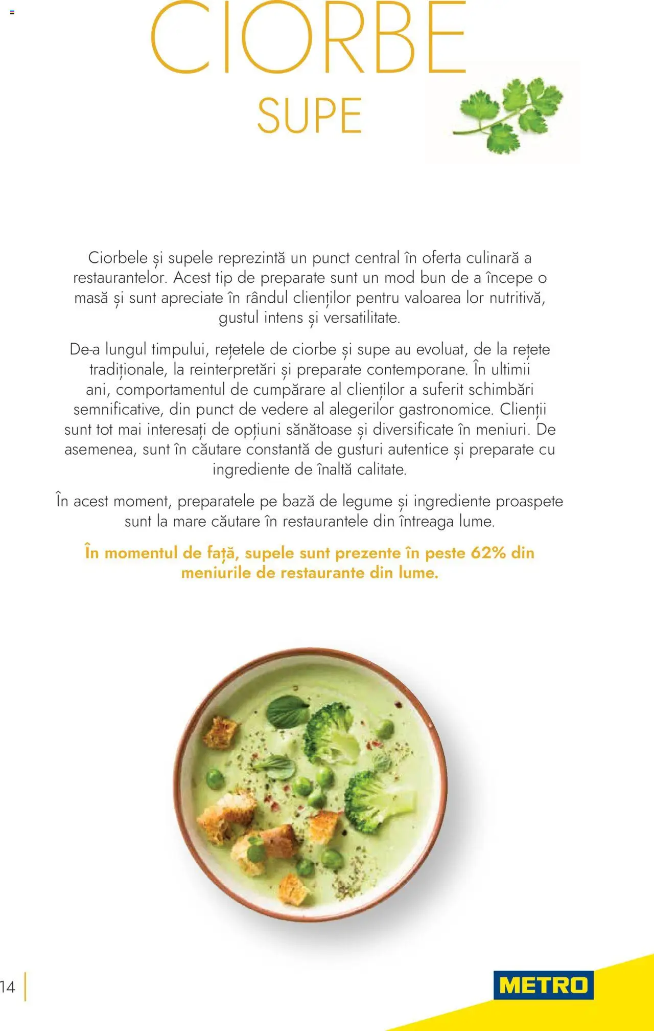 Metro catalog - Tendinte si Recomandari – valabil de la 24.10.2023 | Pagină: 14 | Produse: Masă, Pește, Legume
