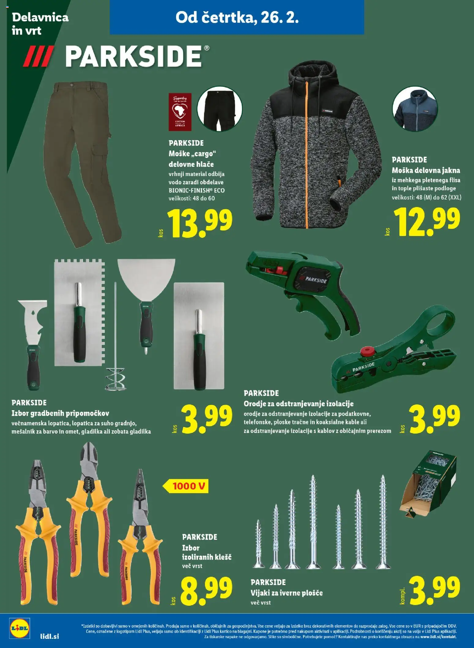 Novi Lidl katalog ponudbe – veljaven od 26.02.2026 | Stran: 26 | Izdelki: Mesalnik, Orodje, Jakna, Hlace