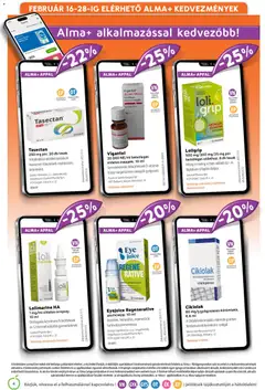 Alma Gyógyszertárak Akciós újság - amely érvényes a következő dátumtól: 01.02.2026 | Oldal: 4