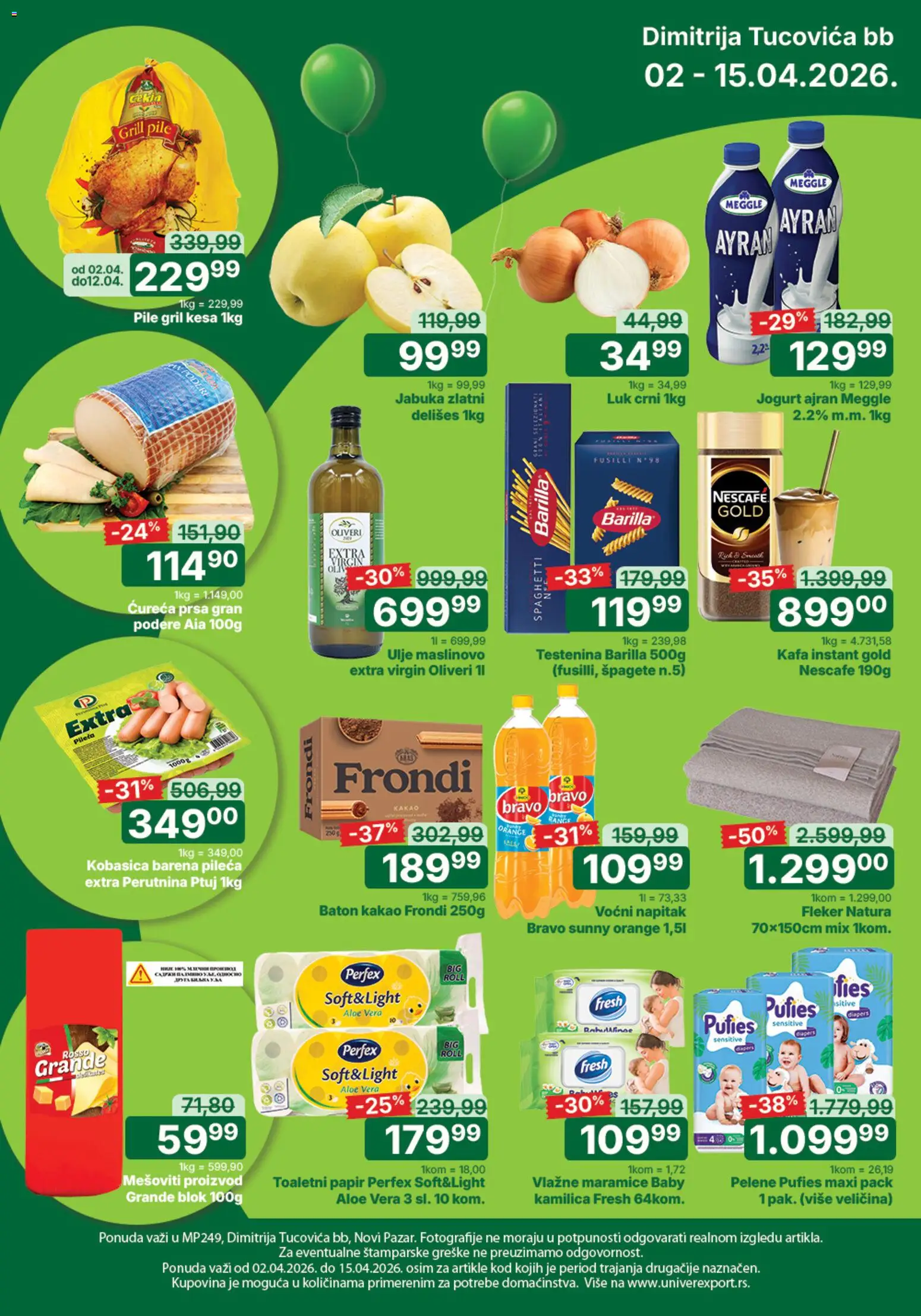 Univerexport katalog - važi od 02.04.2026 | Strana: 1