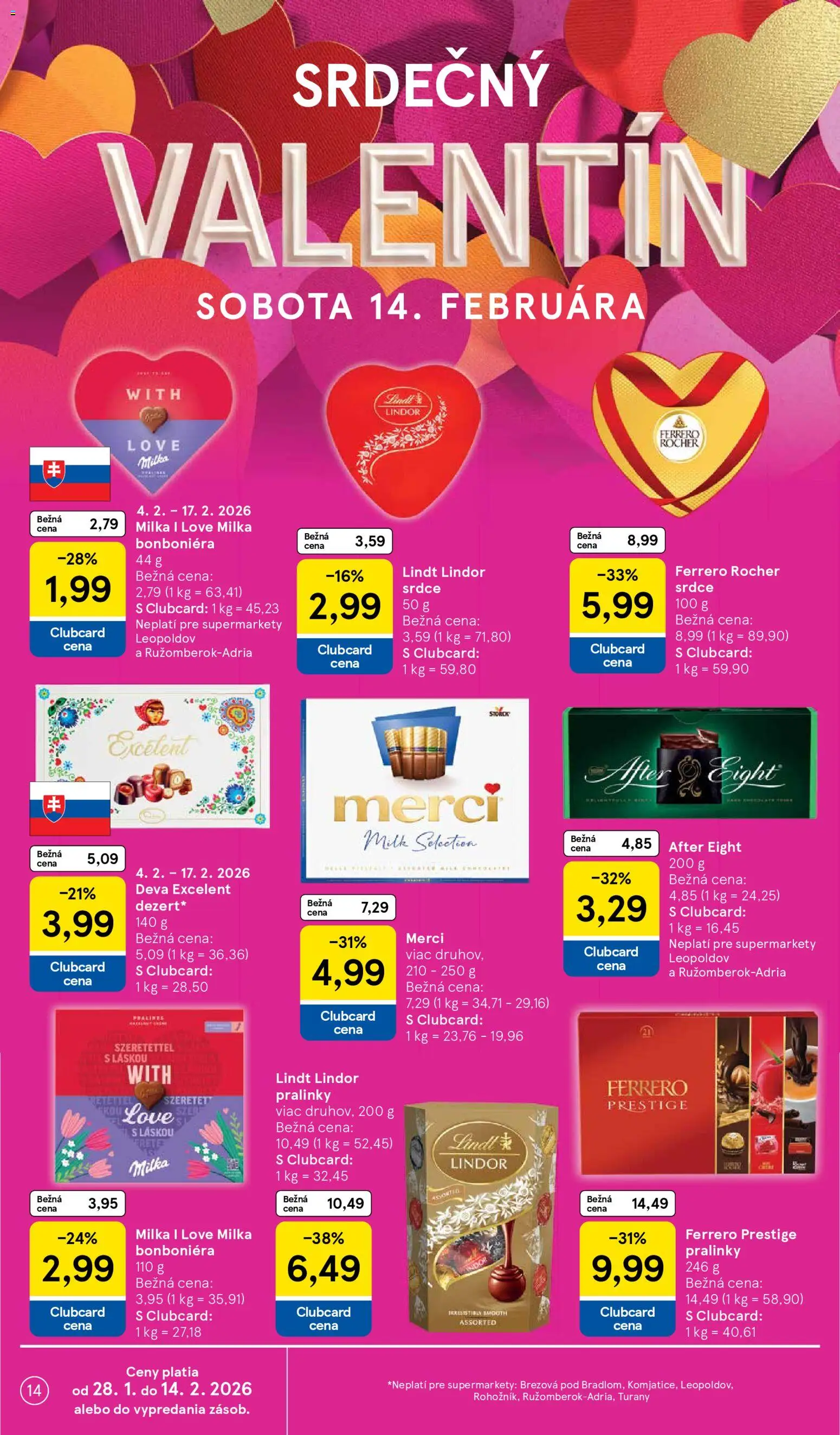 Nové Tesco akcie – leták je platný od 11.02.2026 | Strana: 14