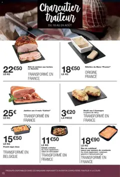  | Page: 16 | Produits: Salade, Jambon, Dos de cabillaud