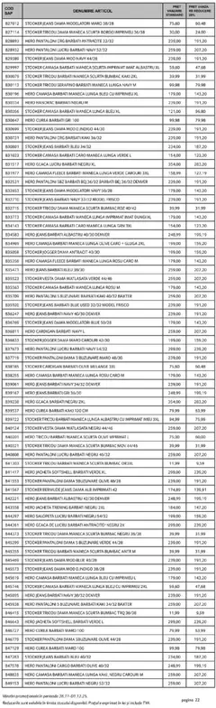 Ofertele Selgros valabile de la 28.11.2025 | Pagină: 22 | Produse: Jachetă, Trening, Pantaloni, Salopetă
