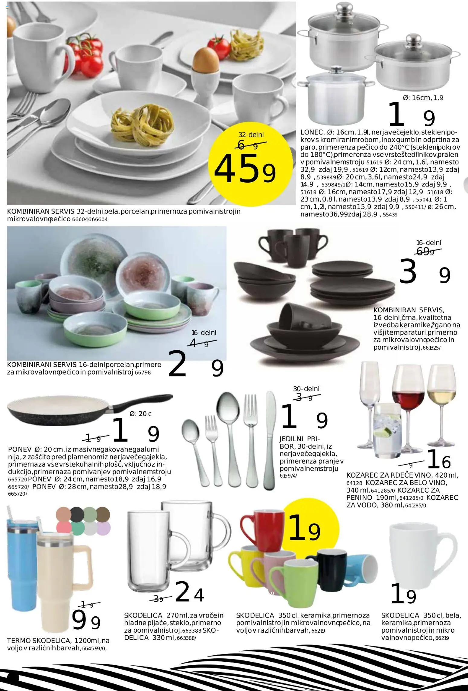 Novi Dipo katalog ponudbe – veljaven od 12.11.2025 | Stran: 6 | Izdelki: Kozarec, Skodelica, Vino