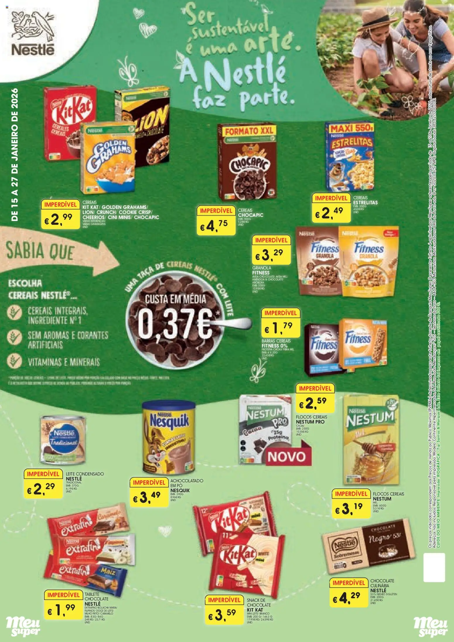 Meu Super folheto │ válido de 15.01.2026 | Página: 2 | Produtos: Granola, Leite, Abóbora, Cereais