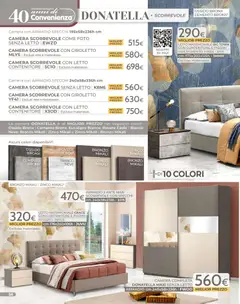 Anteprima del volantino Volantino Mondo Convenienza	 valido a partire dal 01.01.2026 | Pagina: 60 | Prodotti: Letto matrimoniale, Letto contenitore, Contenitore, Armadio