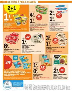 E.Leclerc - Prévisualisation de CAMEMBERT EXTRA COULANT 29% MAT.GR., Camembert extra coulant au lait de vache pasteurisé. valide à partir de 14.10.2025 | Page: 18