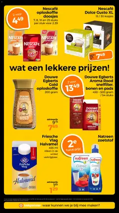 Trekpleister - Black Friday - Voorbeeld van een folder van Trekpleister, geldig van 25.11.2025 | Pagina: 64 | Producten: Koffiepads, Oploskoffie, Nescafe, Cappuccino