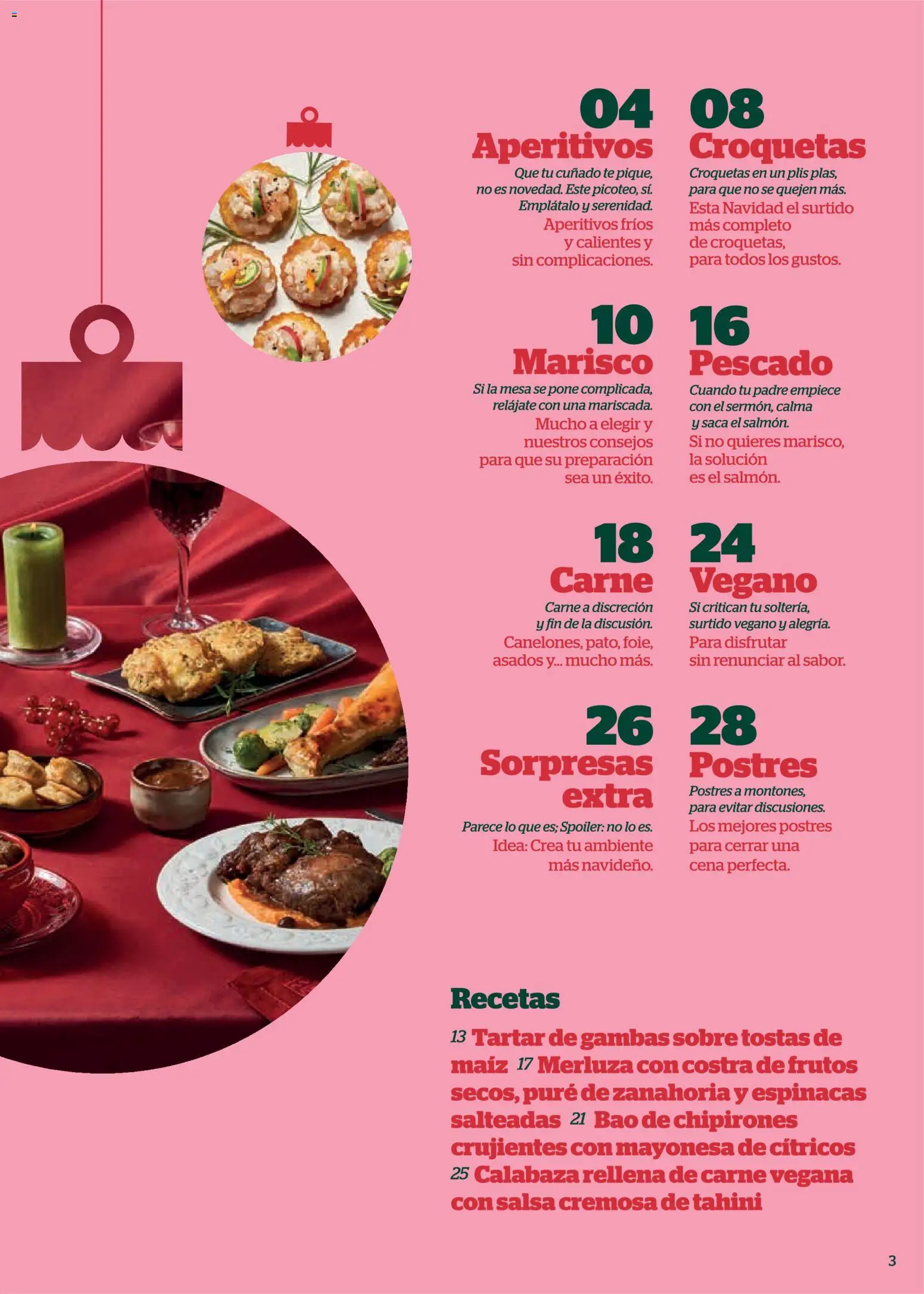 La Sirena Especial Navidad │ válido desde el 13.11.2025 | Página: 3 | Productos: Πράσινο τσάι, Πορσελάνη, Tahini, Croquetas