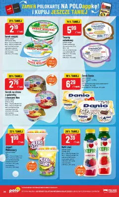 POLOmarket Gazetka od 23.07.2025 | Strona: 36 | Produkty: Serek homogenizowany, Mleko, Twaróg, Owoce