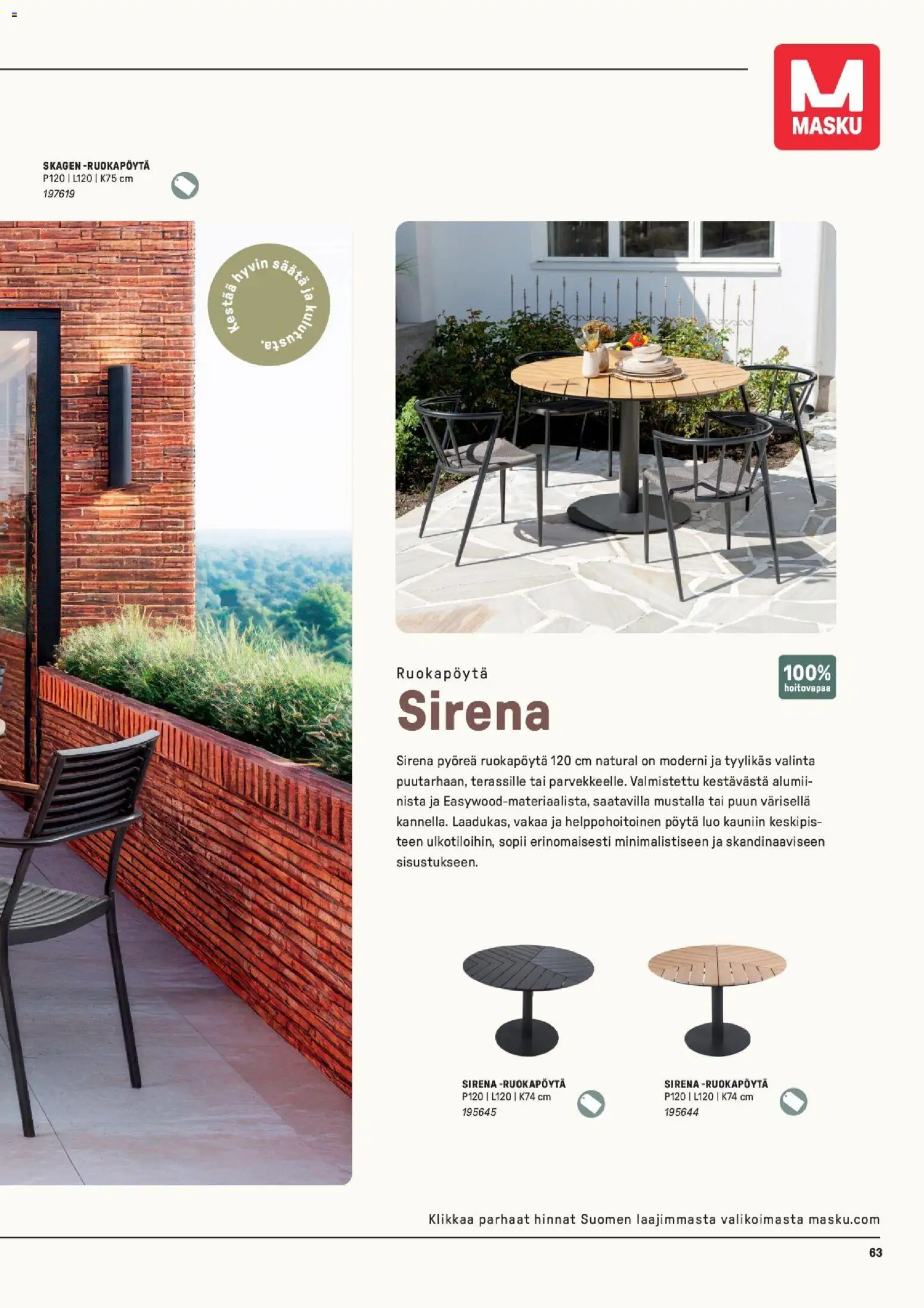 Masku tarjoukset – voimassa 09.03.2026 alkaen | Sivu: 63 | Tuotteet: Pöytä