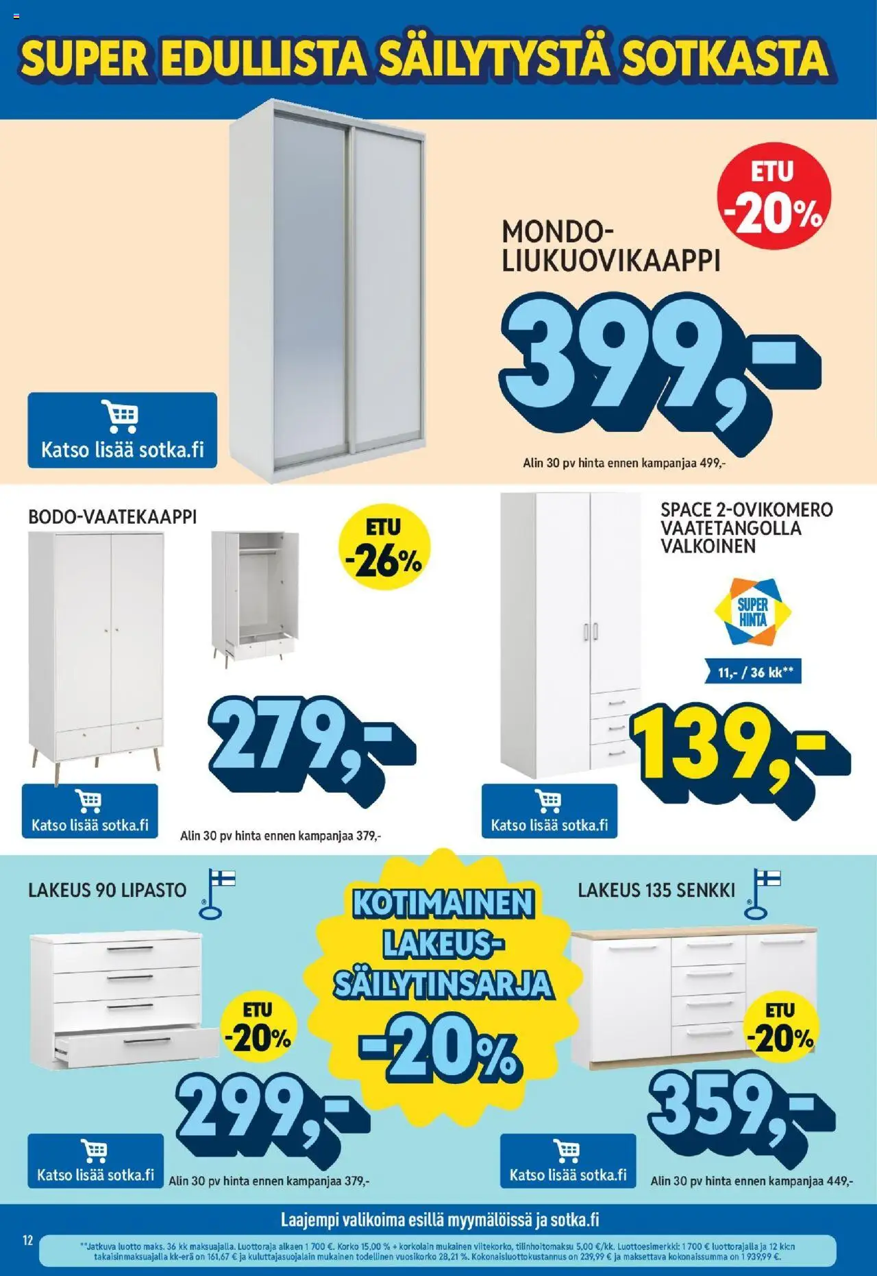  | Sivu: 12 | Tuotteet: Lipasto, Senkki