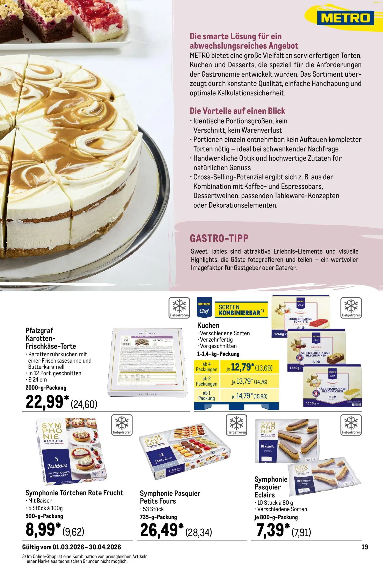 Metro Saisonkatalog Frühlings-Genuss – gültig ab 01.03.2026 | Seite: 19 | Produkte: Kaffee, Kuchen