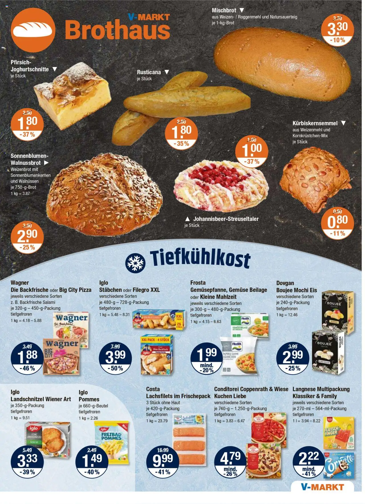 V-Markt - Oberbayern - gültig ab dem 07.08.2025 | Seite: 5 | Produkte: Hahnchen, Weizenmehl, Pfirsich, Sahne