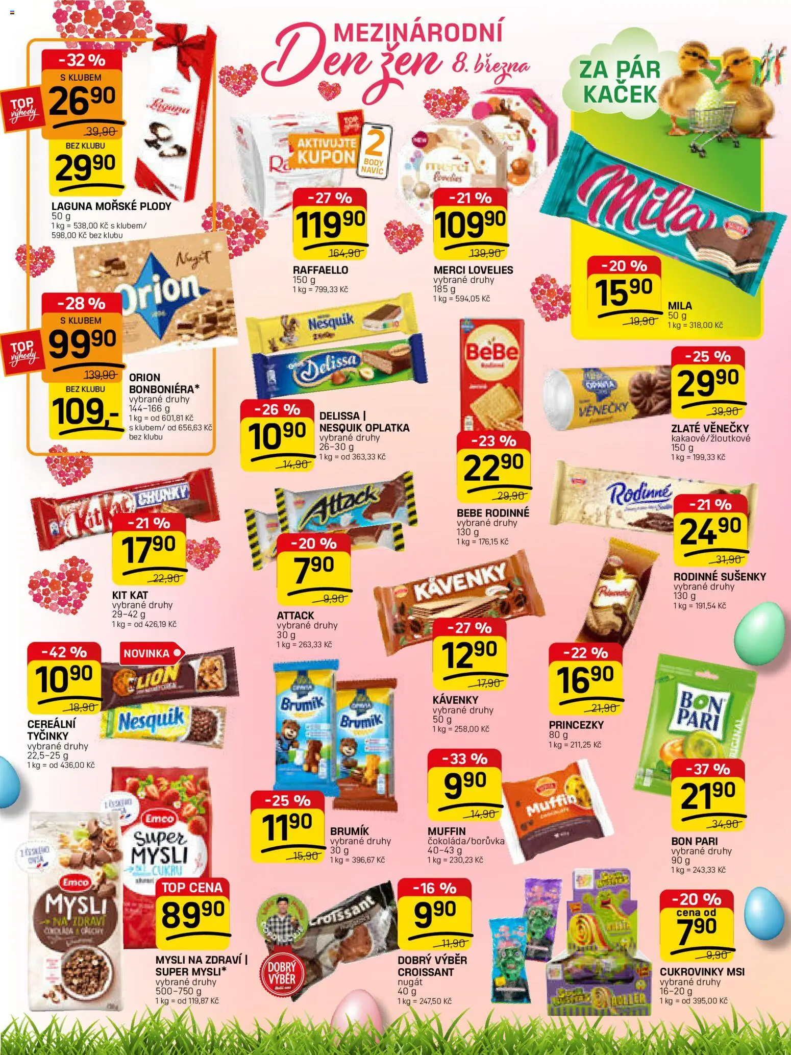Flop leták - FlopTop od 04.03.2026 | Strana: 9 | Produkty: Emco Mysli, Merci, Nesquik, Croissant
