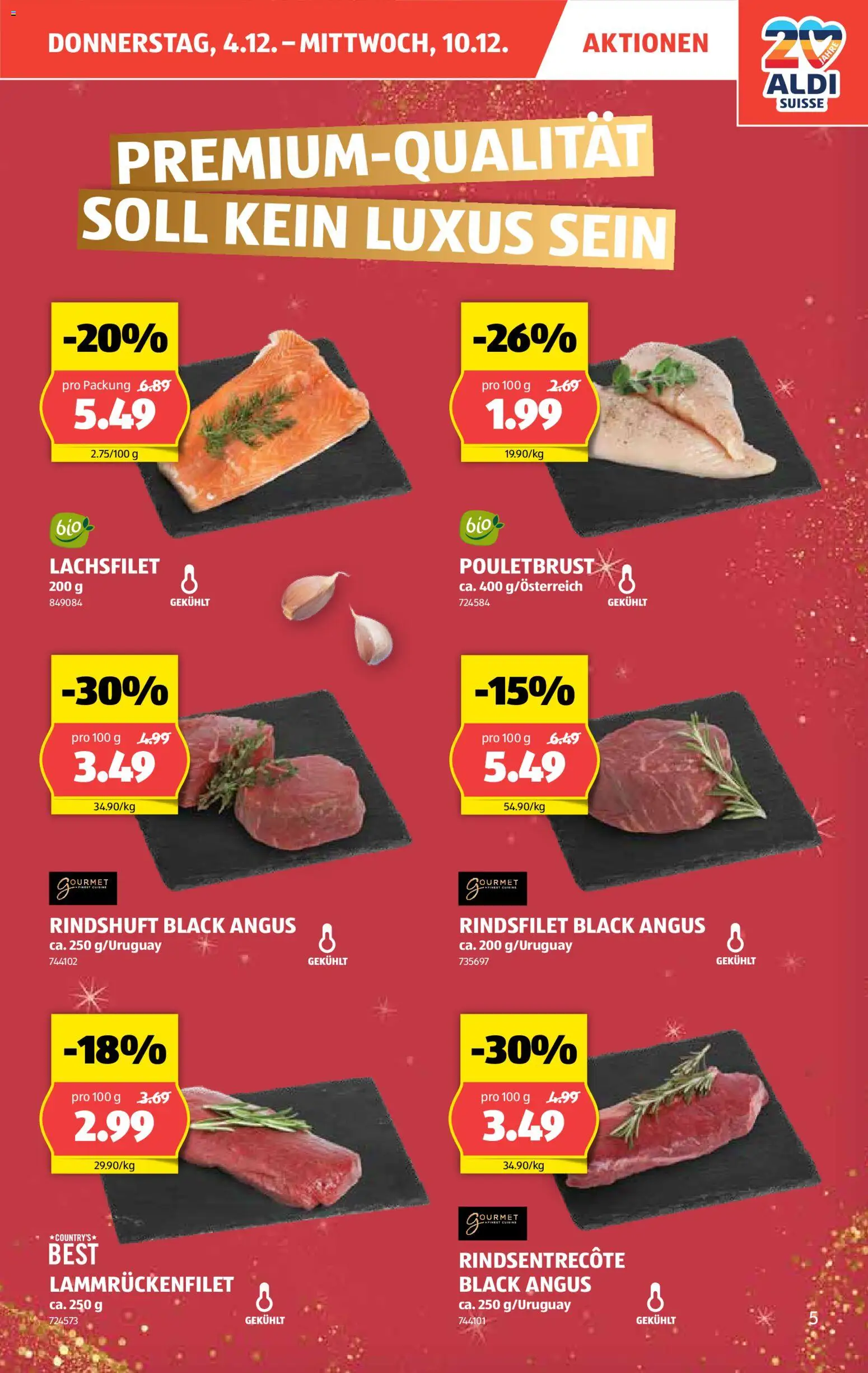Aldi Aktionen – gültig ab 04.12.2025 | Seite: 6 | Produkte: Pouletbrust