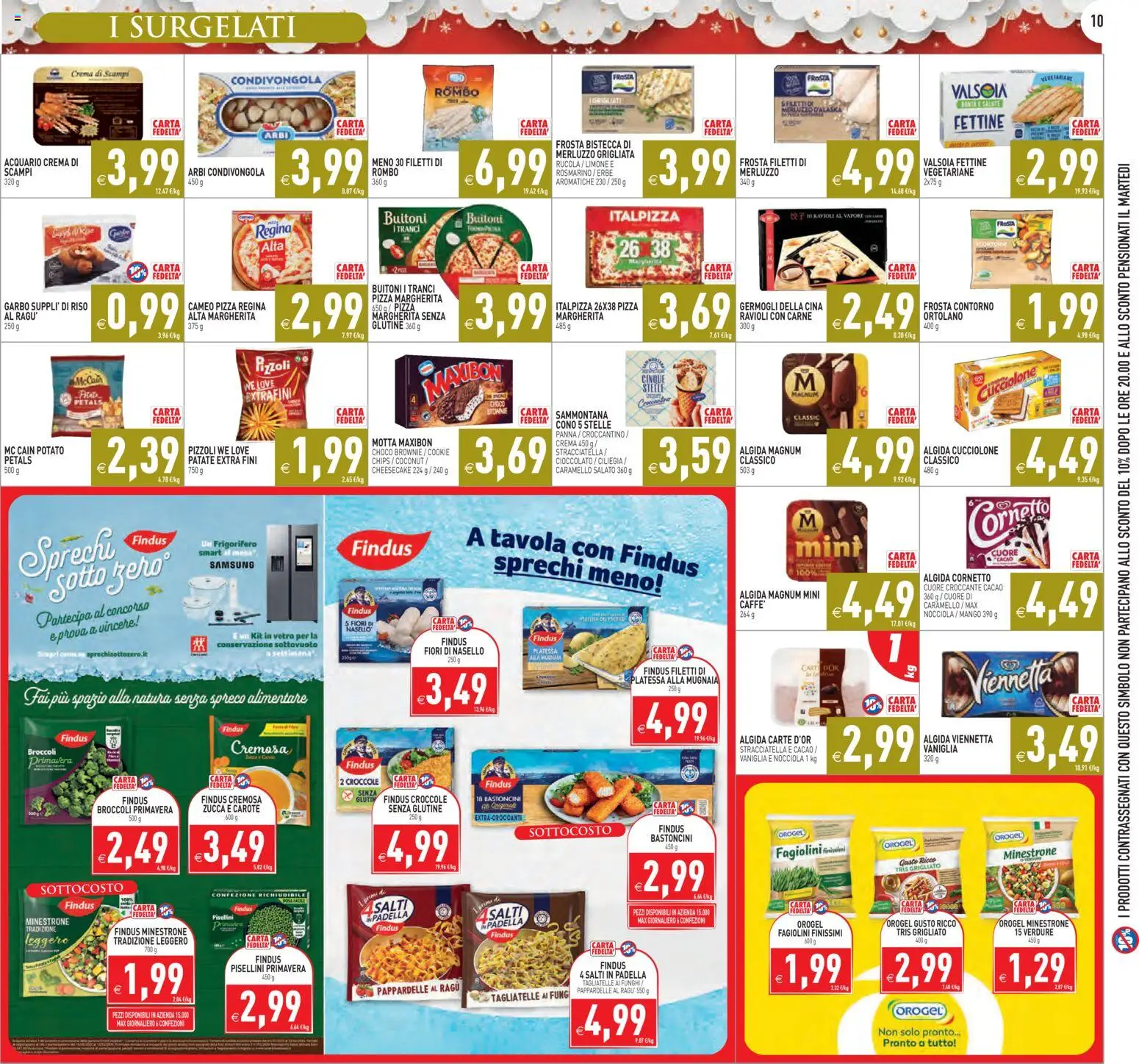 Volantino PIM Supermercati del 06.12.2025 | Pagina: 10 | Prodotti: Broccoli, Padella, Fagiolini, Samsung