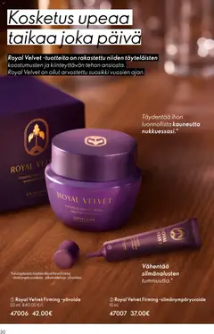 Oriflame-mainoslehti voimassa 19.11.2025 alkaen | Sivu: 30 | Tuotteet: Yövoide, Silmänympärysvoide