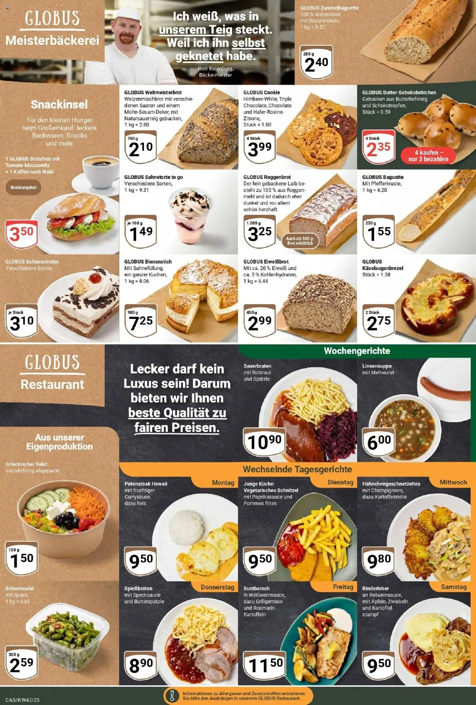 Globus prospekt Castrop-Rauxel	 – gültig ab 17.11.2025 | Seite: 5 | Produkte: Mehl, Kaffee, Küche, Pommes frites