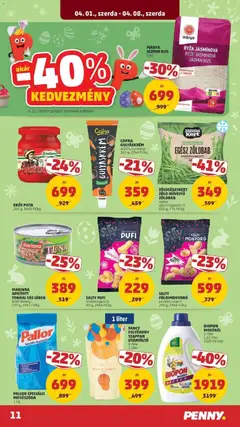 SALTY FÖLDIMOGYORÓ, pörkölt, sózott 250 g, 2396 Ft/kg - amely érvényes a következő dátumtól: 01.04.2026 | Oldal: 11 | Termékek: Gulyáskrém, Folyékony szappan, Mosógél, Zöldbab