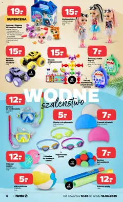 Netto gazetka - Non Food od 12.06.2025 | Strona: 6 | Produkty: Karta, Okulary, Pasek, Lalka