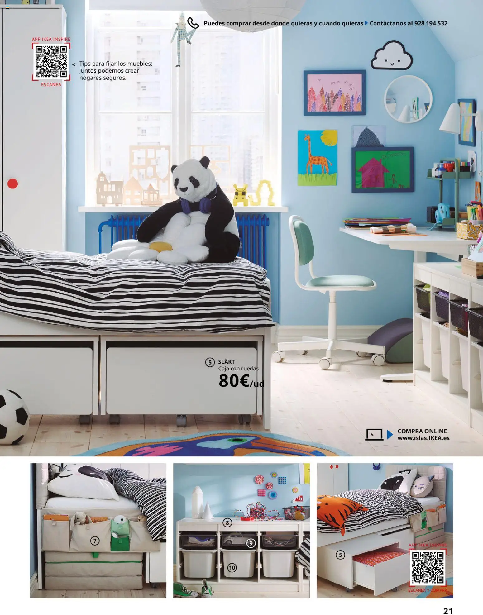 Catálogo IKEA  y los niños  │ válido desde el 06.03.2026 | Página: 21 | Productos: Muebles, Caja