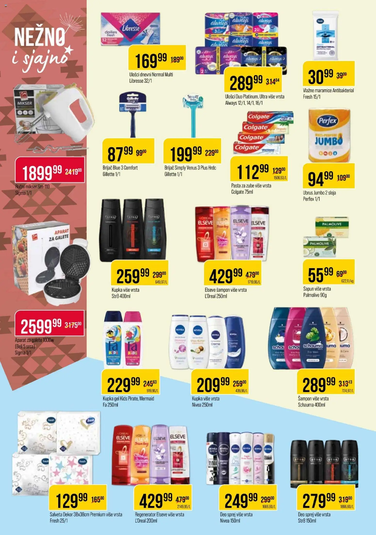 Metalac Proleter katalog - važi od 22.04.2026 | Strana: 10 | Proizvode: Aparat za galete, Gillette, Ubrus, Šampon